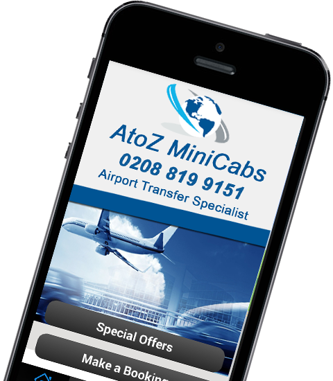 A2Zminicabs App - Available on iOS and Android